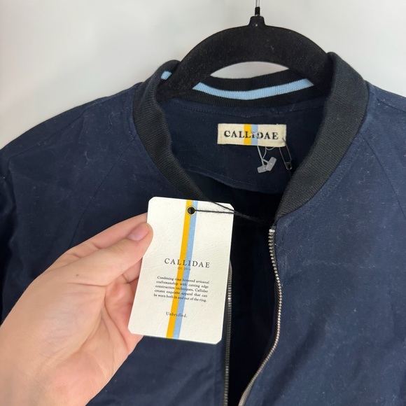 Callidae The Team Varsity Front Zip Up Long Sleeve Full Length Jacket - Picture 2 of 3